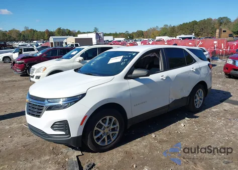 2022 Chevrolet Equinox Awd Ls из США, поврежденный, VIN 3GNAXSEV2NS170318